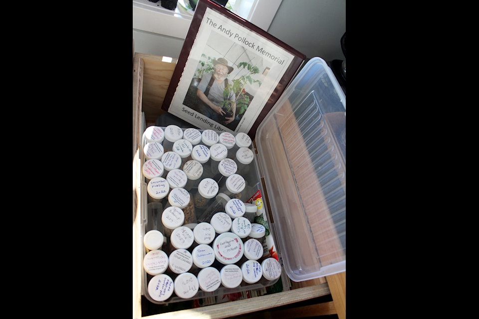 You're invited to the A Rocha Nature Centre to exchange seeds for this year's planting. You will be amazed at the selection of seeds. There are over 100 different seeds including peanut seeds. You can take what you need and add leave what don’t want from your own stock. The seed library is in memory of Andy Pollock who found great pleasure in gardening. He loved to nurture his plants and had a quite successful green thumb.