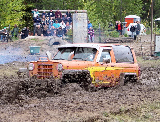 It's all about power as vehicles axle deep in mud competed Sept. 21 and Sept. 22 in the annual mud bog races.