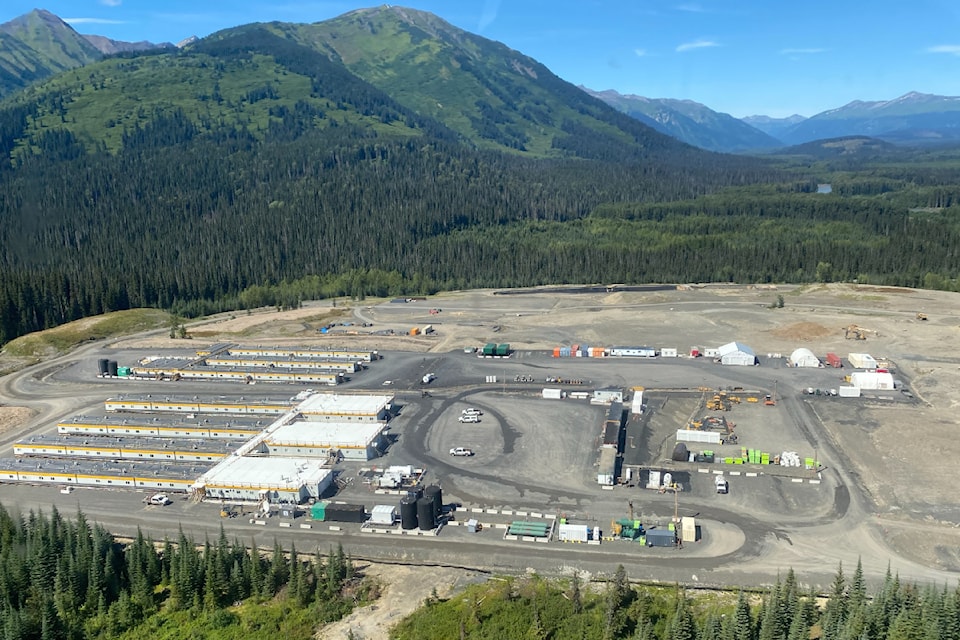 Drone's view Seabridge Gold's Camp 11 at the flagship KSM project.