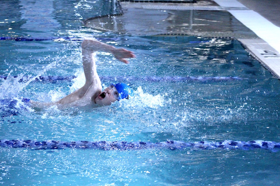 Zechariah Hall took home two golds, two silvers and a bronze at the Smithers Spring Sprint. 