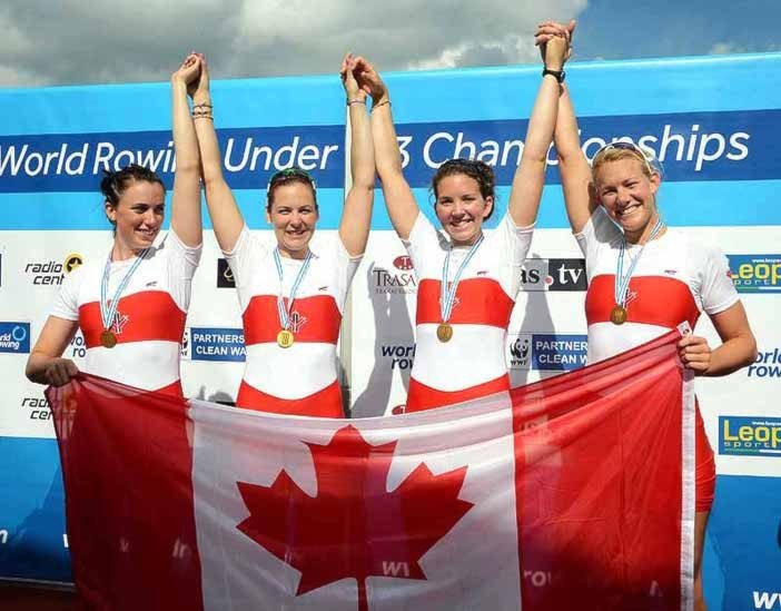 Canada's under-23 women's four