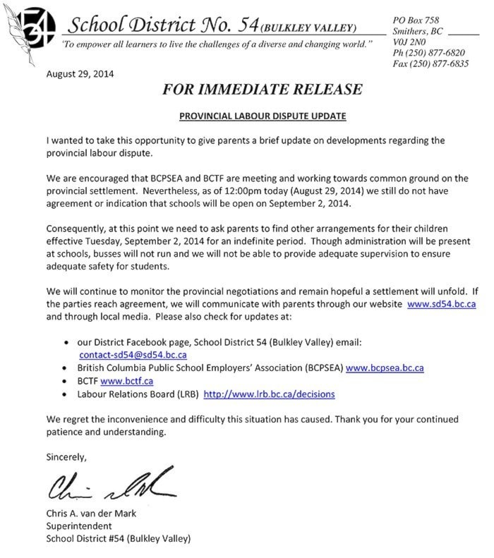 97300smitherswebPressRelease-ProvincialLabourDisputeUpdate-August29-2014