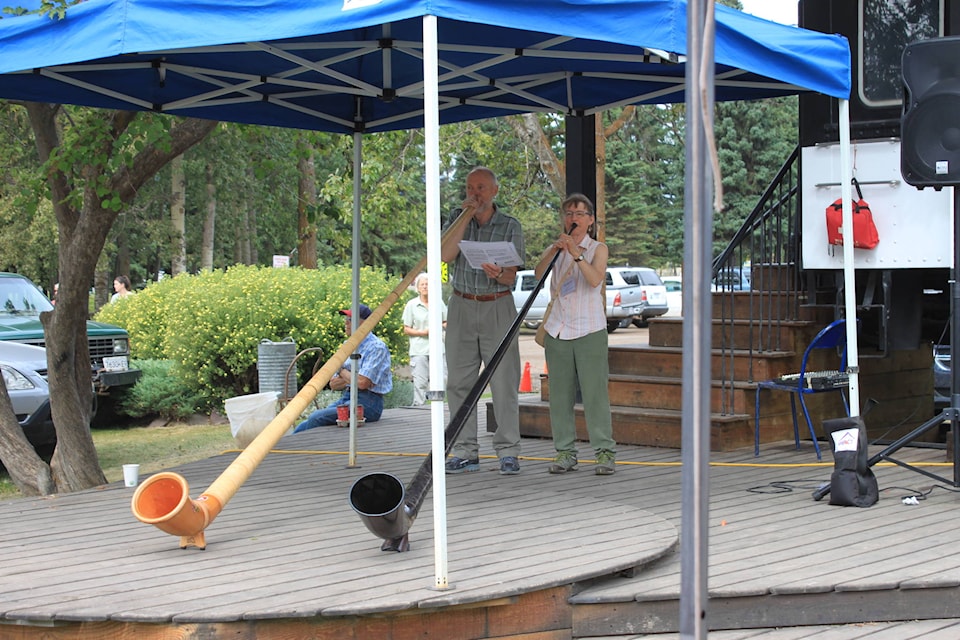 There were some workshops for the Alphorn and an outstanding demonstration of what could be accomplished by a rarely heard instrument.