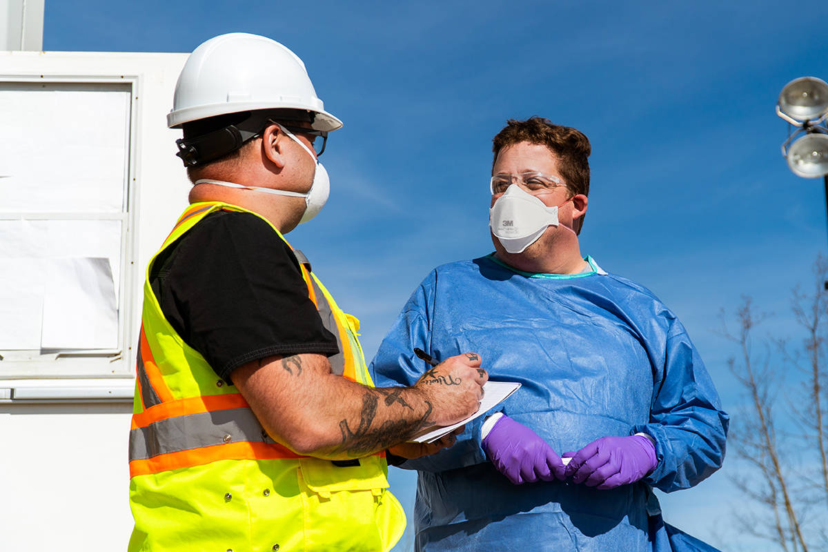 Transmission prevention efforts are in effect project-wide with enhanced health screening for all workers.