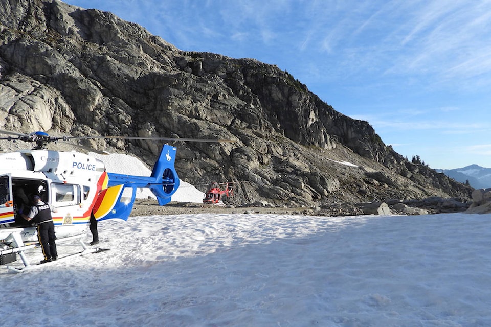 Search crews and Mounties were called to two rescues over the Labour Day long weekend. (Squamish RCMP)