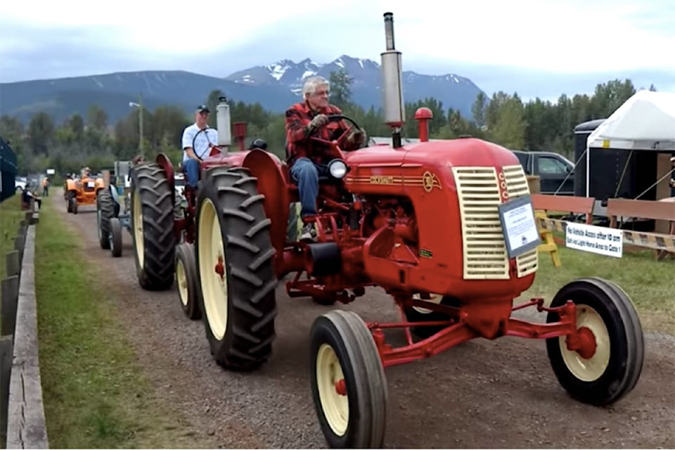 Screen shot from 2011 Smithers Fall Fair Vintage Tractor Parade. (Youtube)