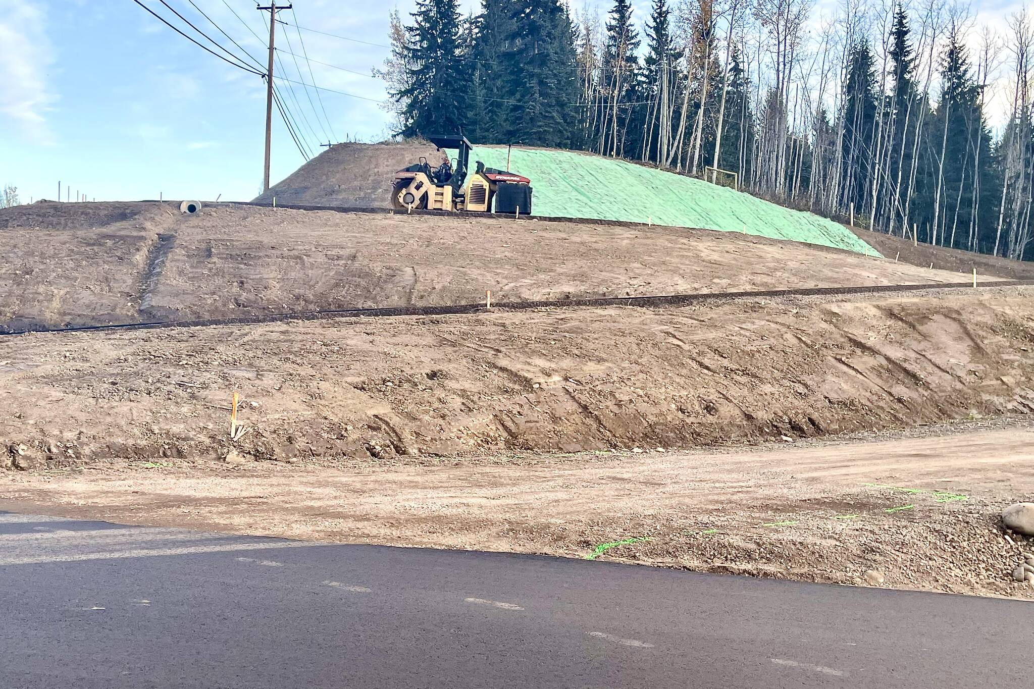 With thanks to Mother Nature, the new multiuse trail between Smithers