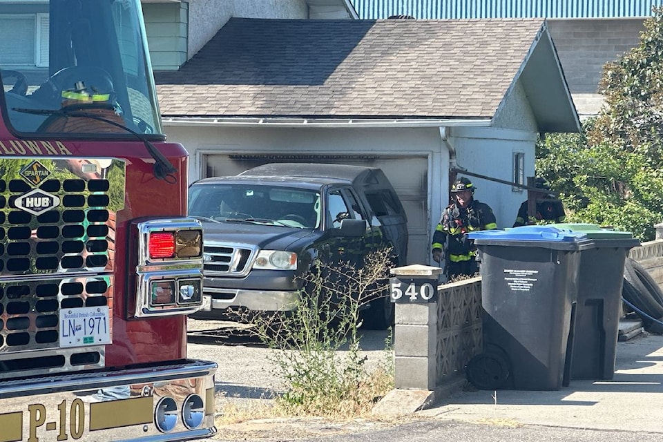 Garage fire on Monterey Road, Aug. 7. 