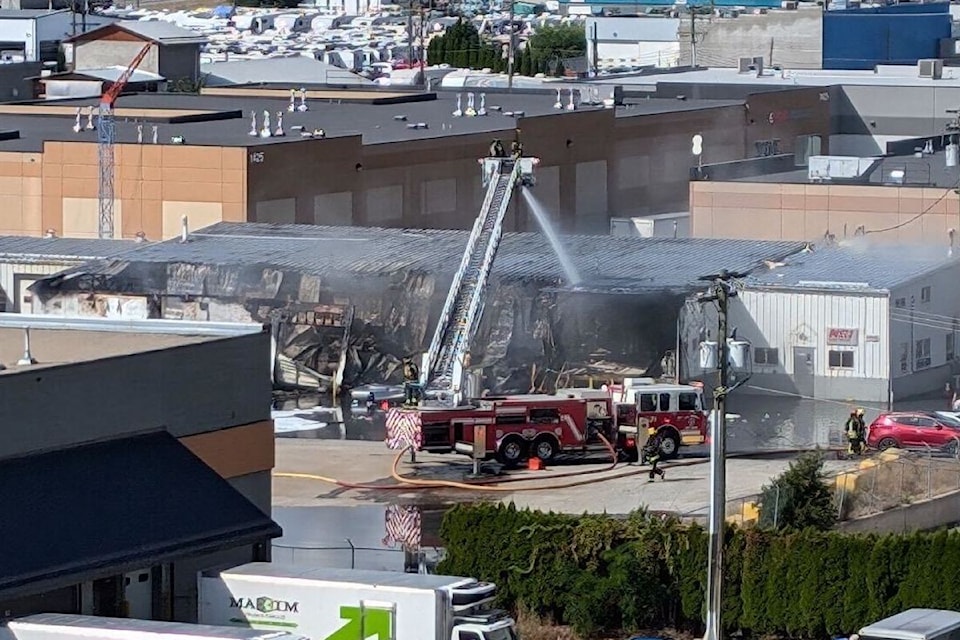 Northside Industries (1400 Industrial Road) was heavily damaged by fire on Wednesday, Aug. 21, 2024.