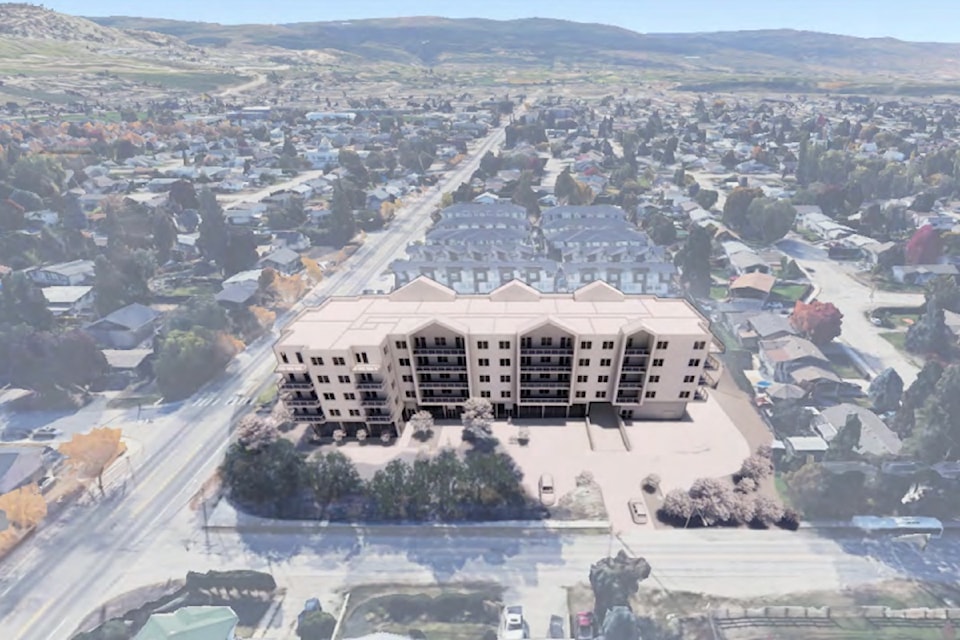 Conceptual rendering of Métis housing/childcare development proposed for 1370 Rutland Road North.