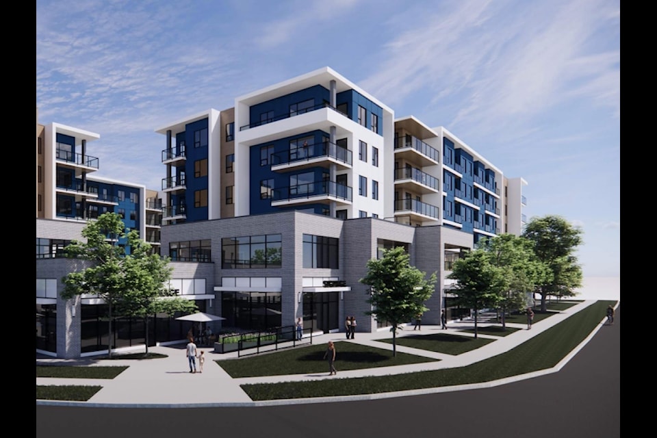 Conceptual rendering of residential-commercial development proposed for Sprinfield, Dilworth, Benevoulin in .