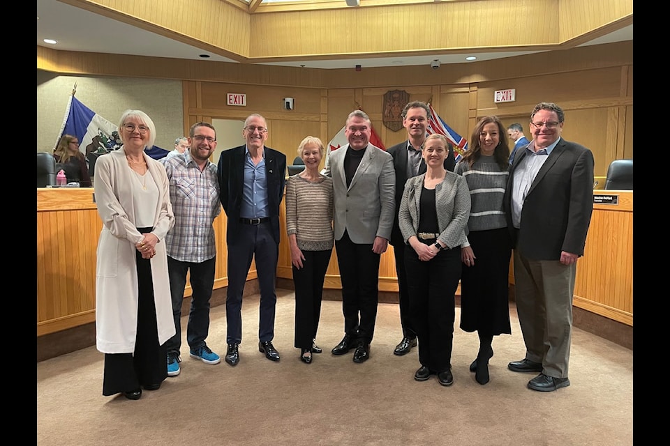 Members of the Community Task Force on the Performing Arts at  City Council on Dec. 9, 2024.