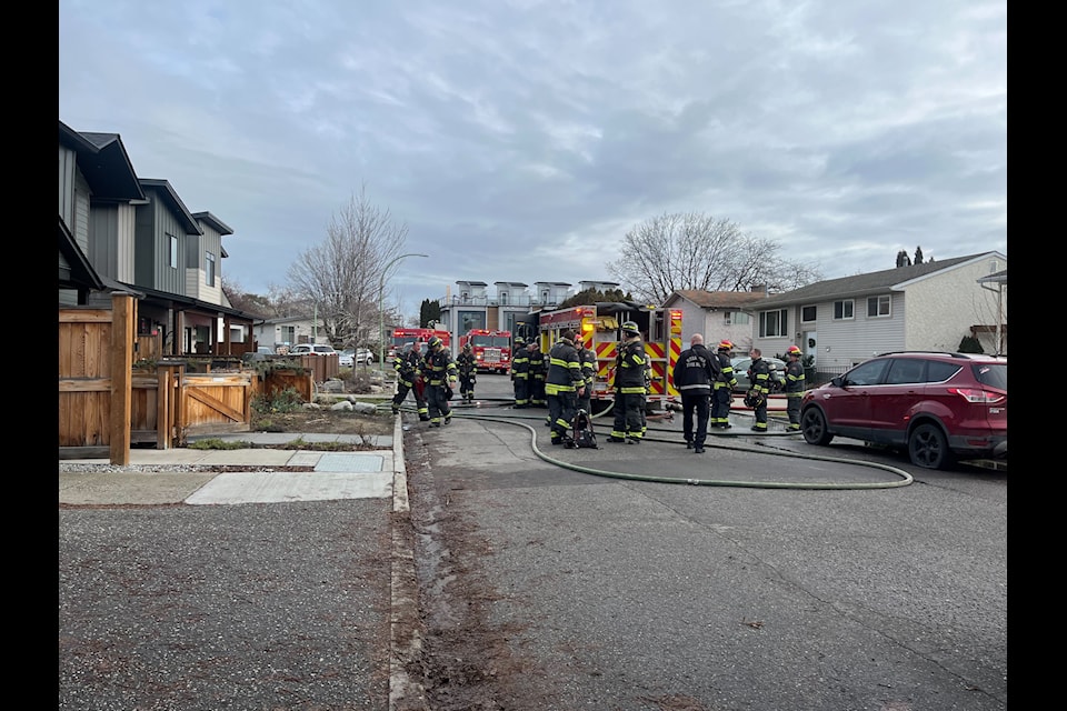 Fire crews on scene of Coopland Cres. 