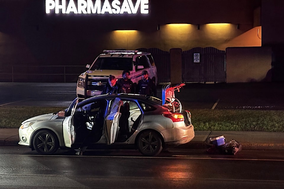 RCMP on scene of Richter and KLO, Dec.28. 