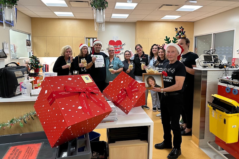 At the 33rd annual Operation Popcorn, volunteers from BC Transplant gave out the salty snack to a few different wards of 鶹ѡ General Hospital on Wednesday, Dec. 4.