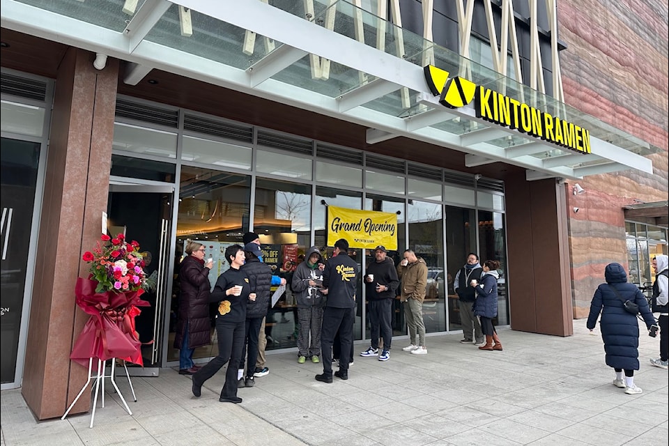Kinton Ramen held the grand opening for its Kelowna location on Saturday, Dec. 7.