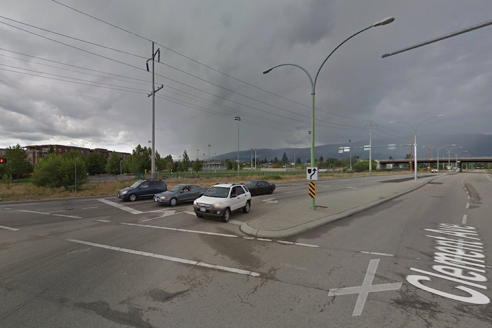 Conceptual plans to extend Clement Avenue from Spall Road to Highway 33 include building retaining walls, environmental considerations, and working around the Okanagan Rail Trail and a major natural gas pipeline.  