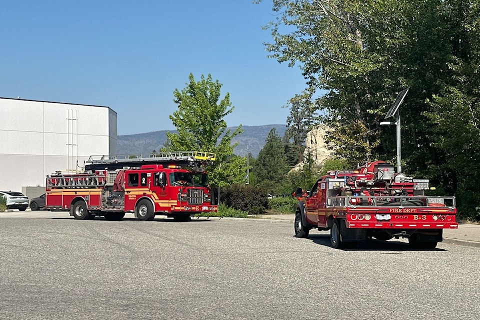  firefighters respond to a brush fire near the Rail Trail on Tuesday, July 16, 2024.