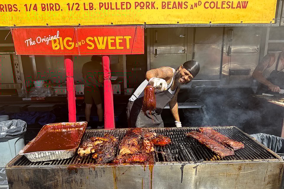 The smell of bbq filled the air for Ribfest in 鶹ѡ's City Park July 5-7, 2024.