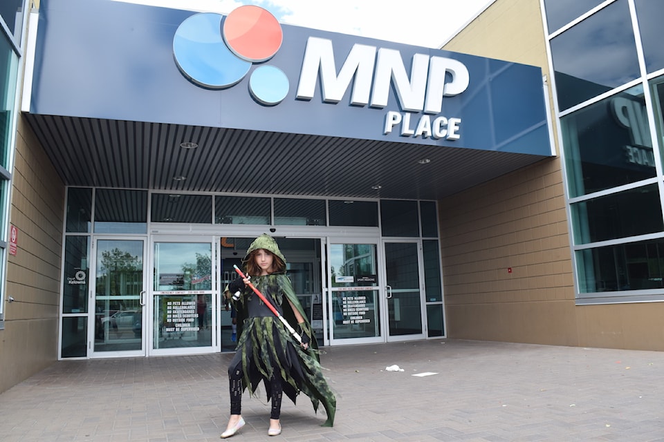 Josie Buote-Merrick ready for action at  Comicon 2024 at MNP Place June 22-23, 2024. 