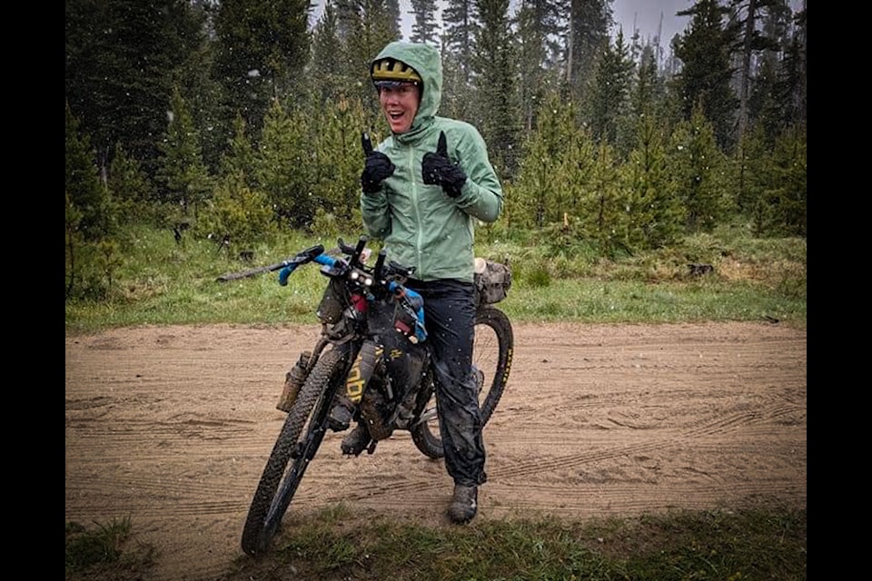Meaghan Hackinen's on the 2024 Tour Divide 