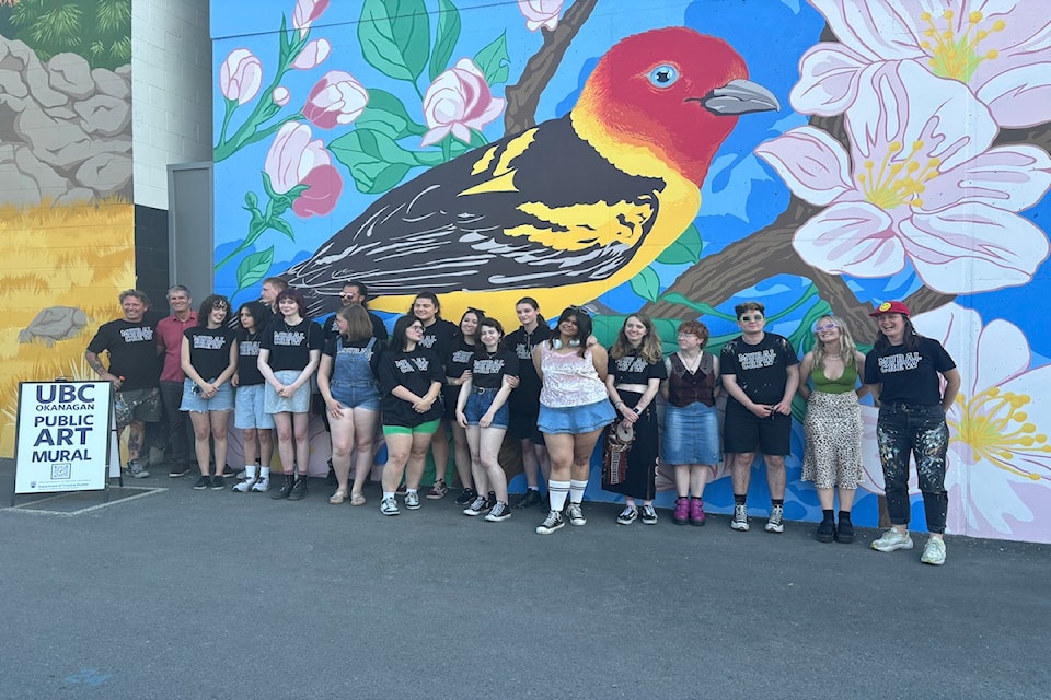  UBCO’s visual arts students with instructors David and Jorden Doody.
