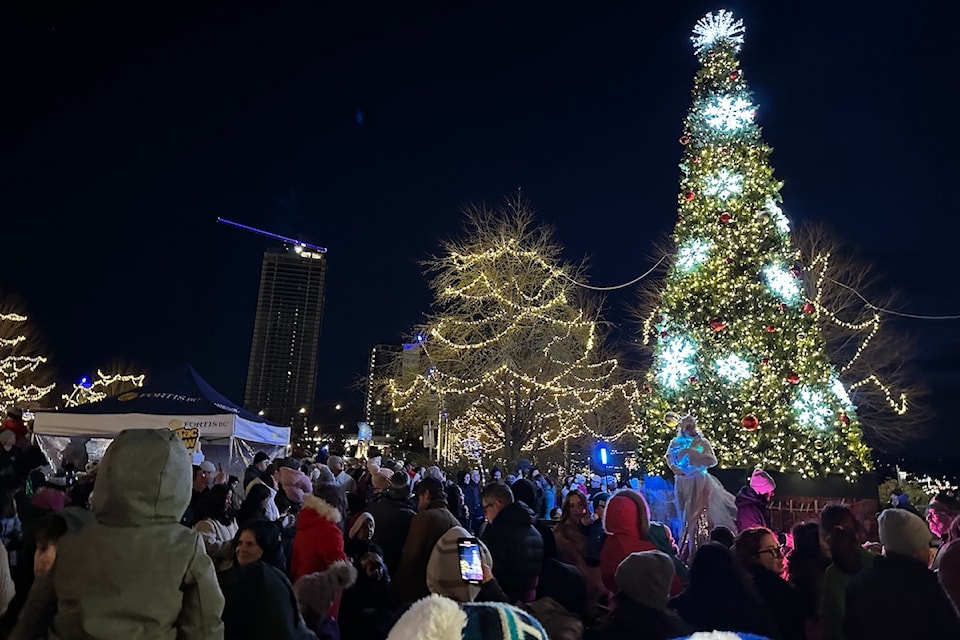 The annual Stuart Park Winter Market and Light-Up took place on Saturday, Nov. 30.