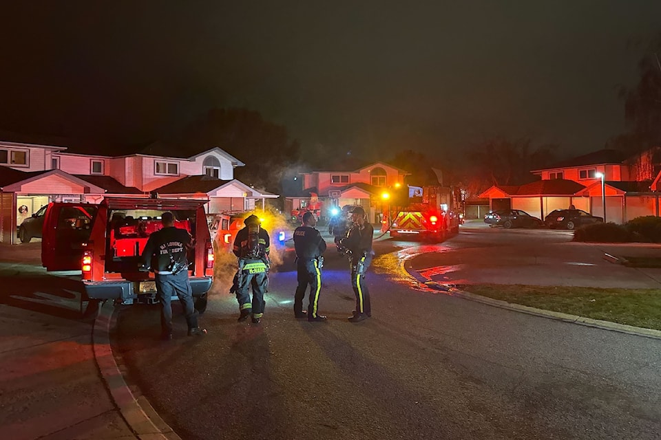 Fire crews on scene of townhouse complex in Rutland.