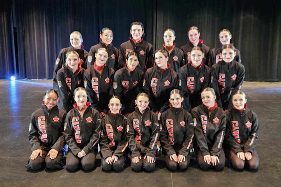 2024 World Acrobatics Championship Western Canadian Team. 