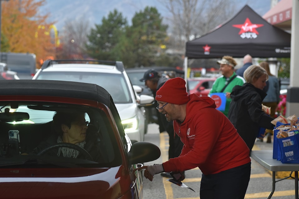 The annual Maxine DeHart-United Way drive-thru breakfast at the Ramada hotel took place on Thursday, Oct. 17.