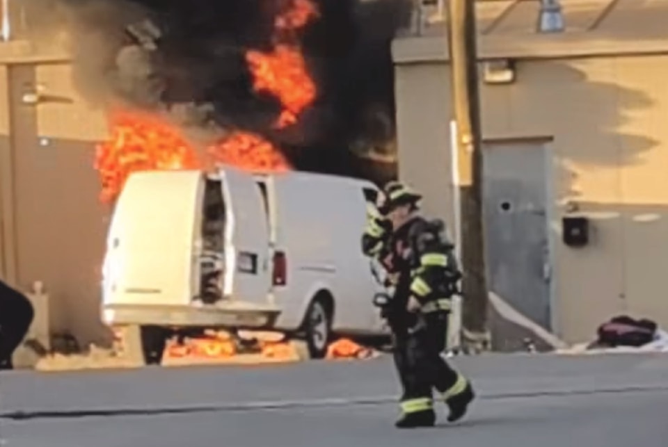 van-fire