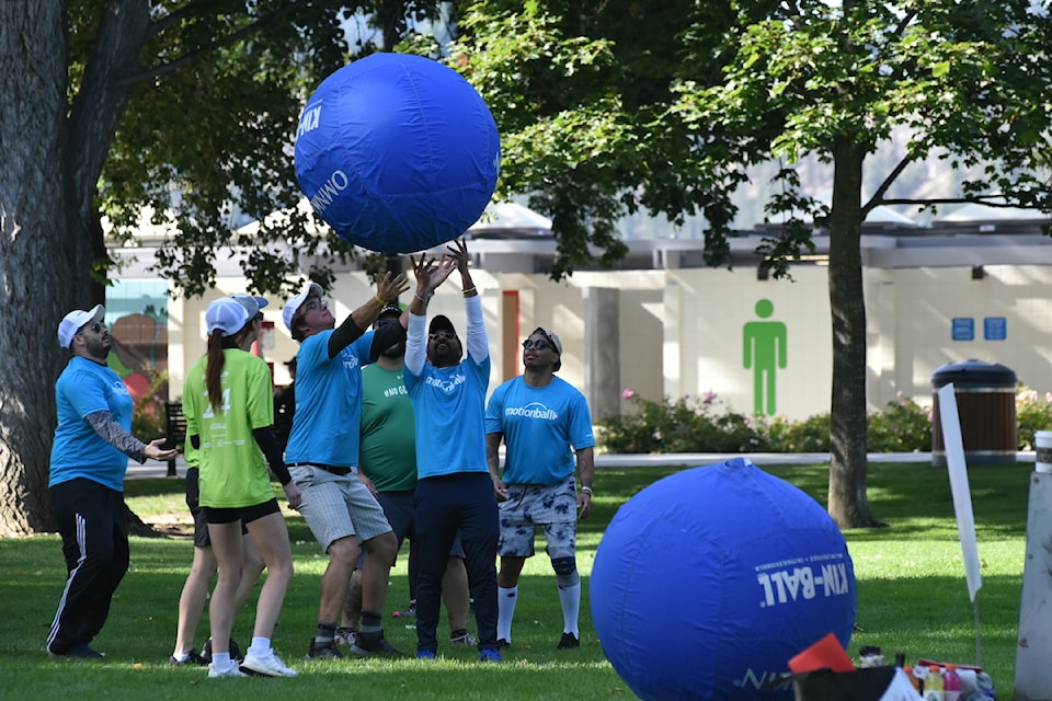 Motionball took place in 's City Park on Saturday, Sept. 21 to raise money for the Special Olympics.