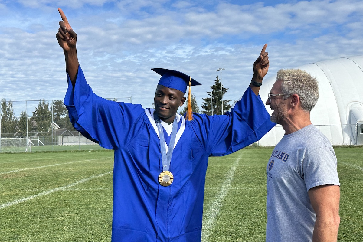 'I love this place': B.C. gold medal-winning Olympian visits alma mater