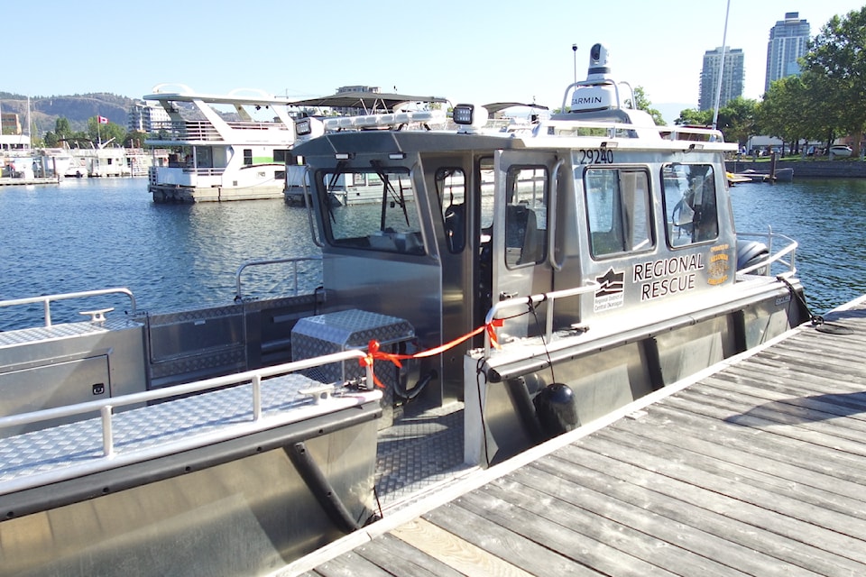 The Regional Emergency Program's new marine rescue-fire boat will serve communities throughout the Central Okanagan and will be operated by the KFD.
