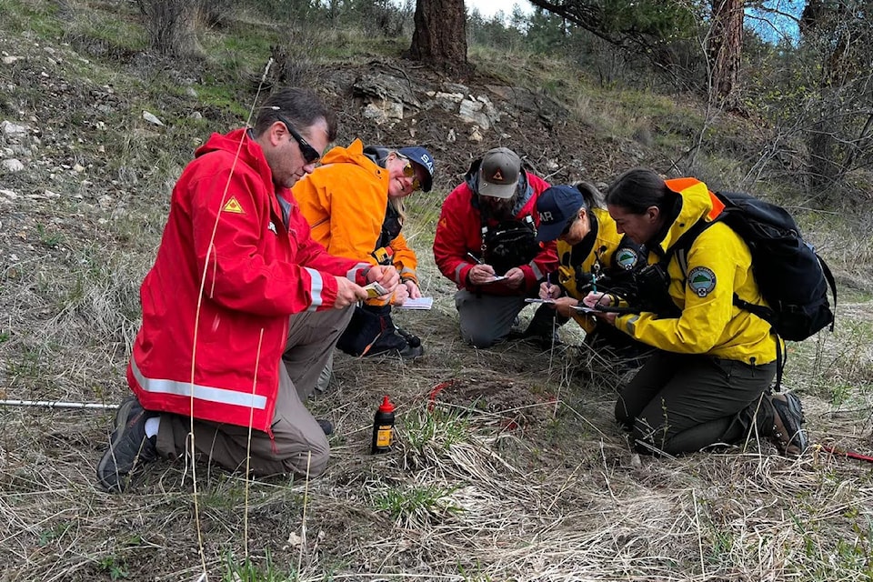 Central Okanagan Search and Rescue hosted a couple tracking training sessions from April 18-20.