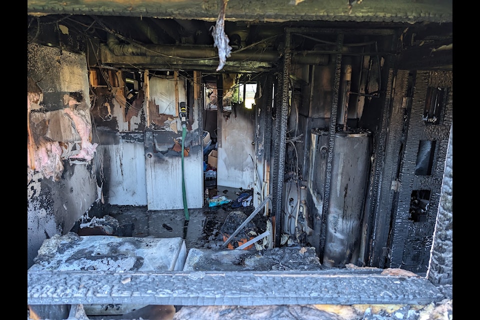 A GoFundMe page has been set up for six people who lost their home on Hickory Road in Kelowna on Friday, April 18.