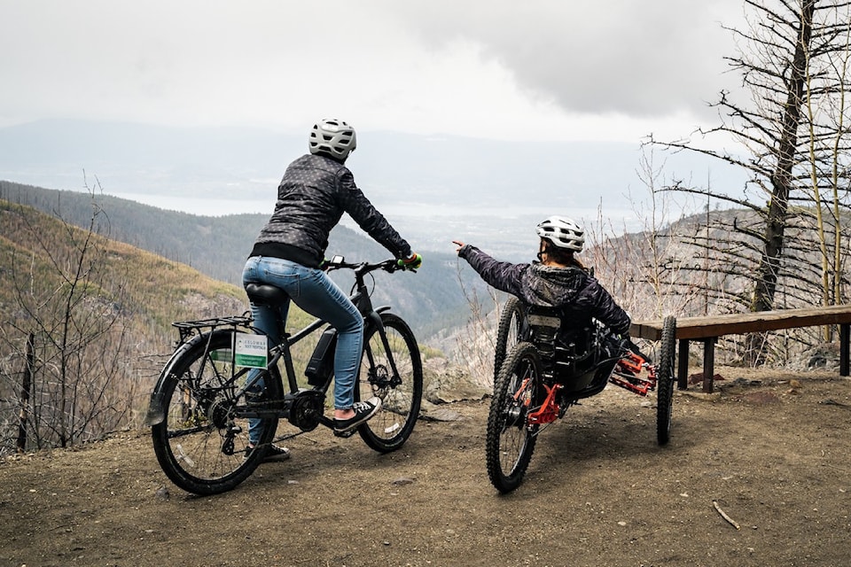 Starting May 10 and running to Sept. 1, 鶹ѡ Bike Rentals will be offering a variety of bikes, including hand-cycles and adaptive bikes, at the Truswell Road entrance to the Mission Creek Greenway as part of a new pilot program with the Regional District Central Okanagan.