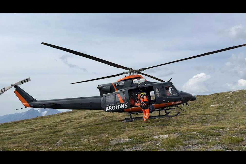 Air Rescue One Helicopter Winch Society.