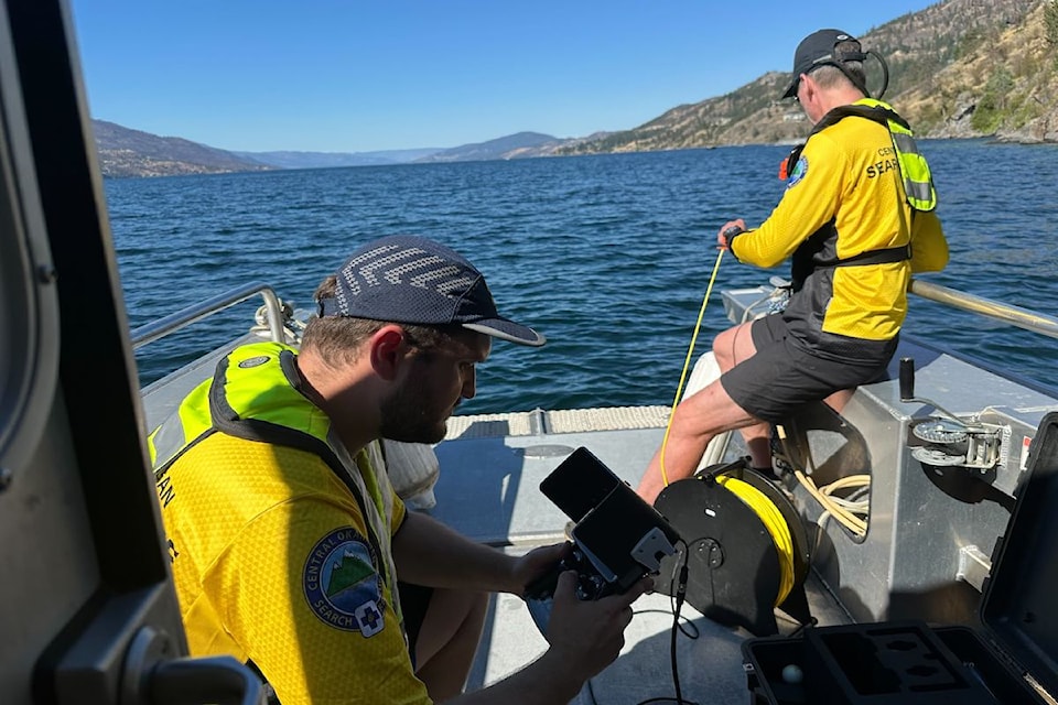 Central Okanagan Search and Rescue uses an underwater remote operational vehicle they call the Kraken to help search underwater on Okanagan Lake. 