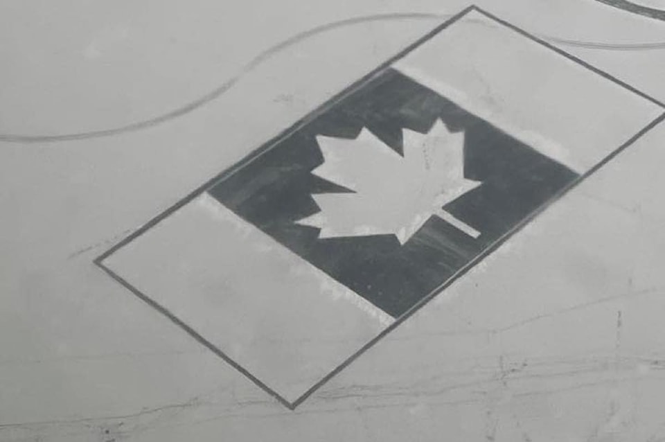 flag-on-ice