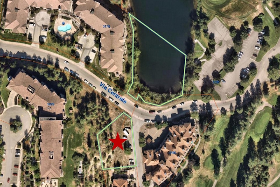 Image showing site location of proposed townhome development at 3179 Via Centrale in .