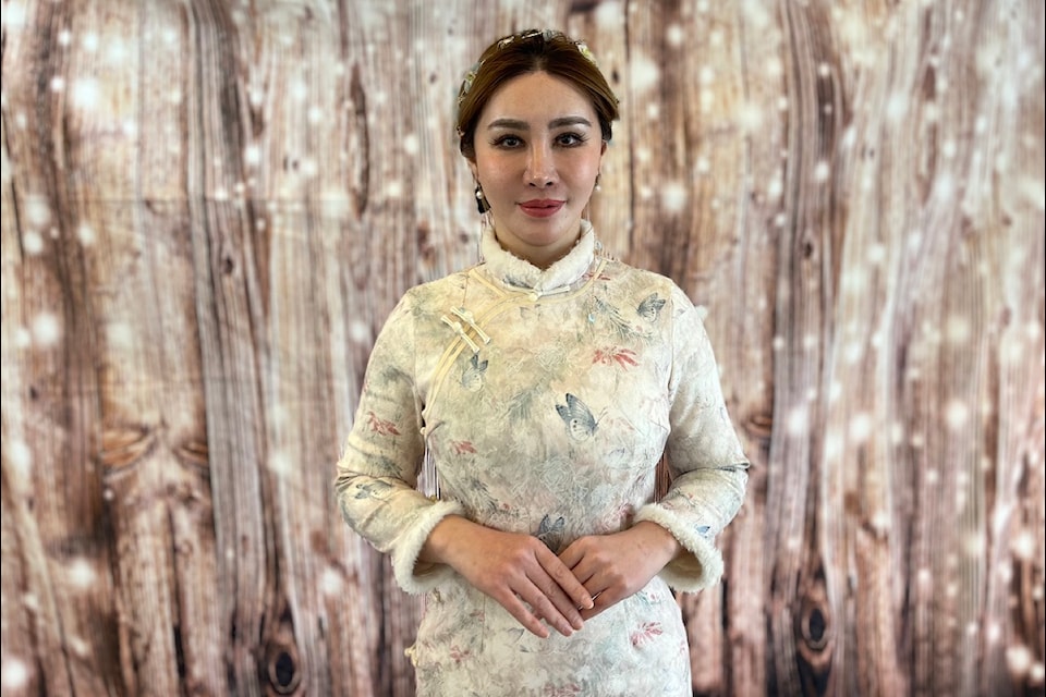 Yitong Wu, a performer at Okanagan College's Lunar New Year celebrations on Jan. 30, 2025
