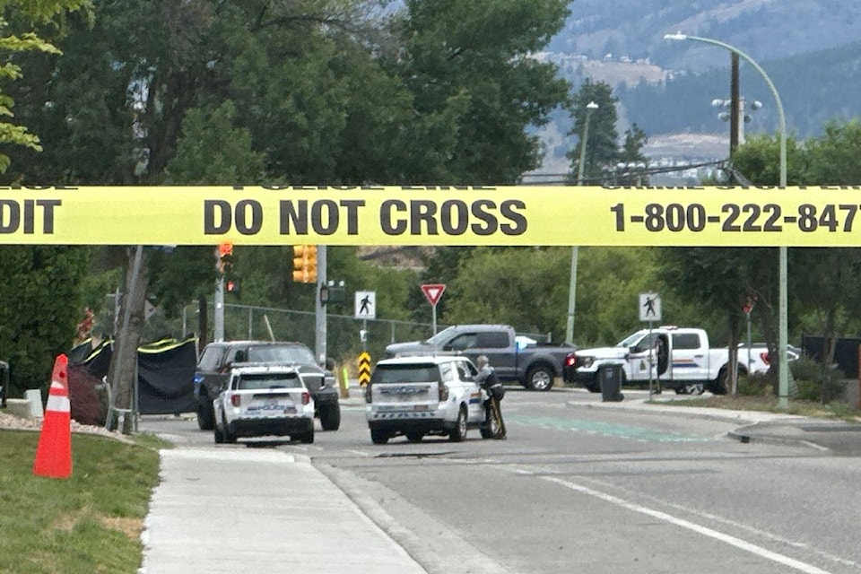 Bernard Ave was closed on Sunday afternoon due to a traffic incident.