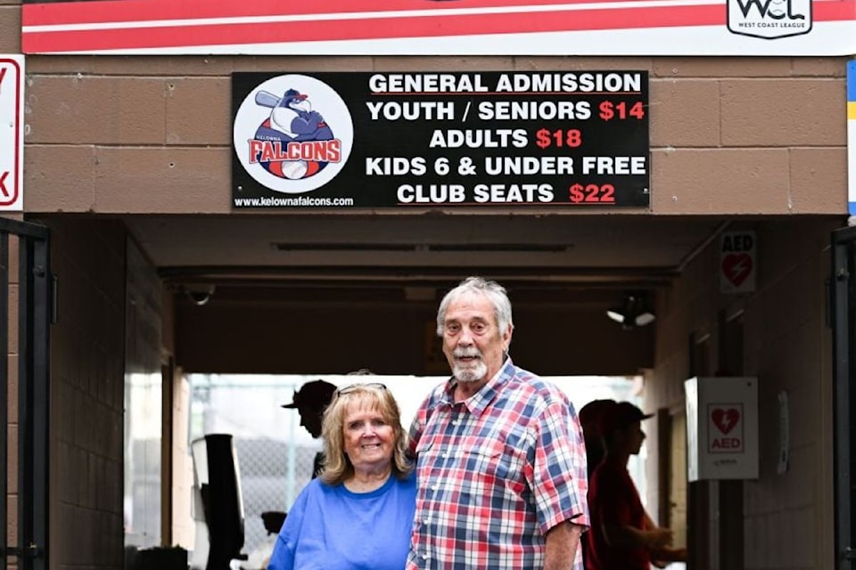 Dan Nonis and his wife, Karen, are the proud owners of the Kelowna Falcons.