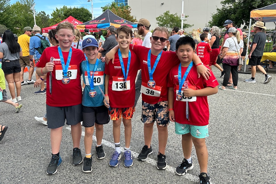 About 270 kids participated in the Kids Triathlon in 鶹AV on July 27, 2025. 