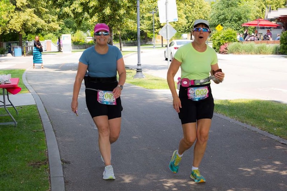 Louise Elliott, Haiti in My Heart Chair, and Lace Up for Haiti Race Director Leigh Ann Sullivan on Louise’s 55km run.