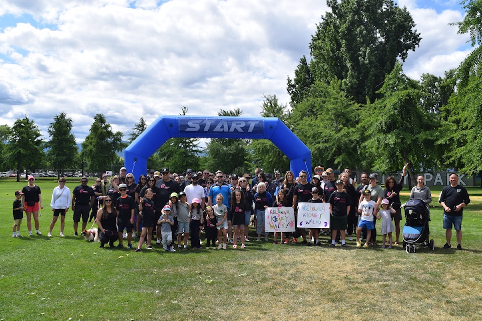 The annual Kidney Walk in Kelowna took place on June 1, 2025 in City Park. 