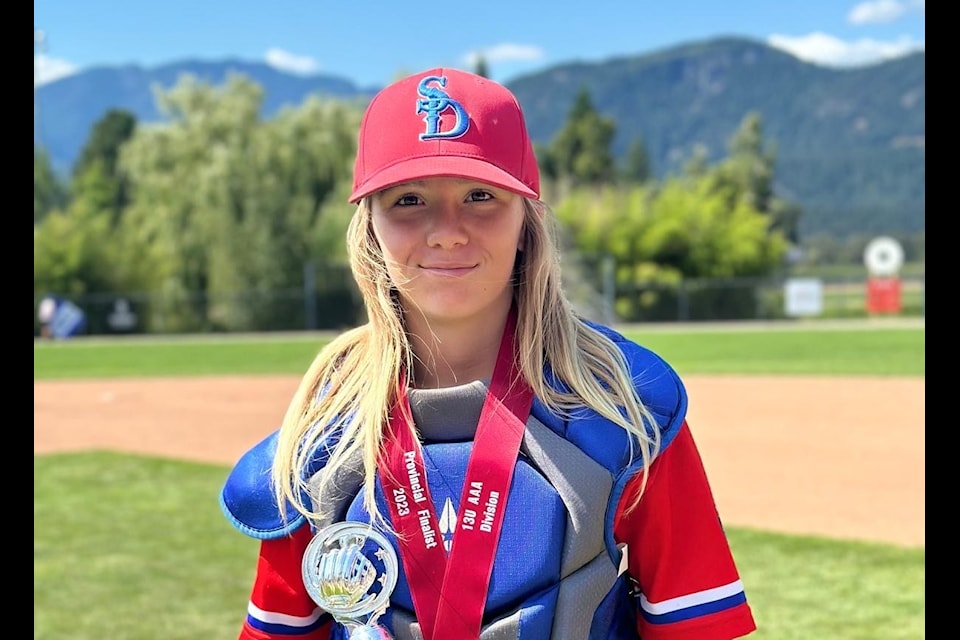 West 91Ѽ's Emma Lecompte on the Sun Devils baseball team