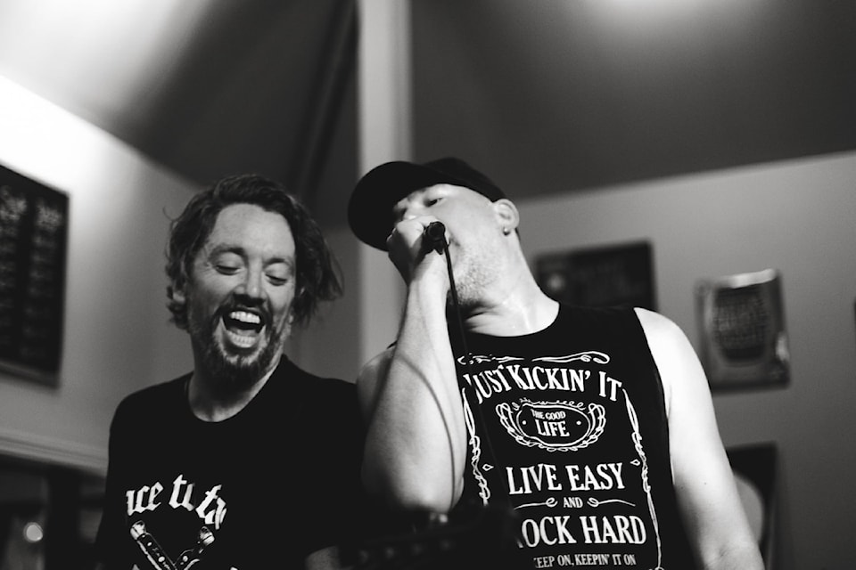Dean Irving and Chris Barker of Drunk and Pretending. 