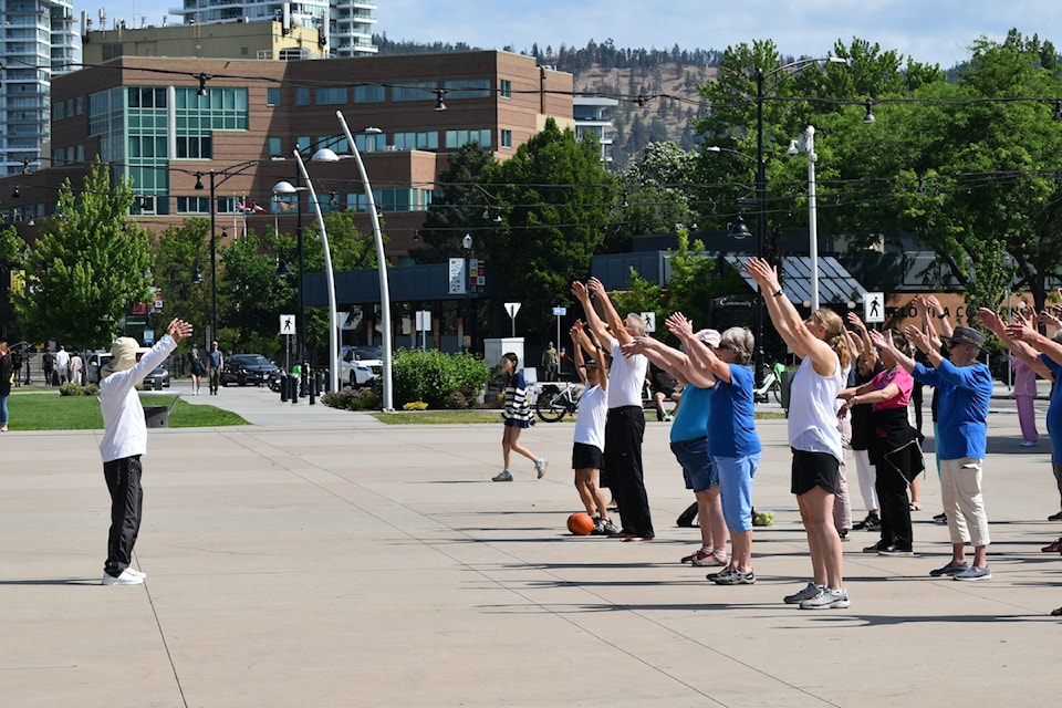 The Kelowna Chinese United Association held a Tai Chi Festival in Stuart Park on Saturday, June 14.